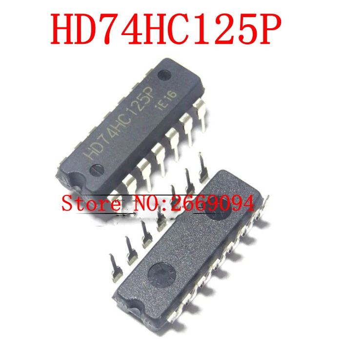 10 шт. SN74HC125N DIP14 SN74HC125 DIP 74HC125N 74HC125 HD74HC125P 74HC125P новая и оригинальная интегральная