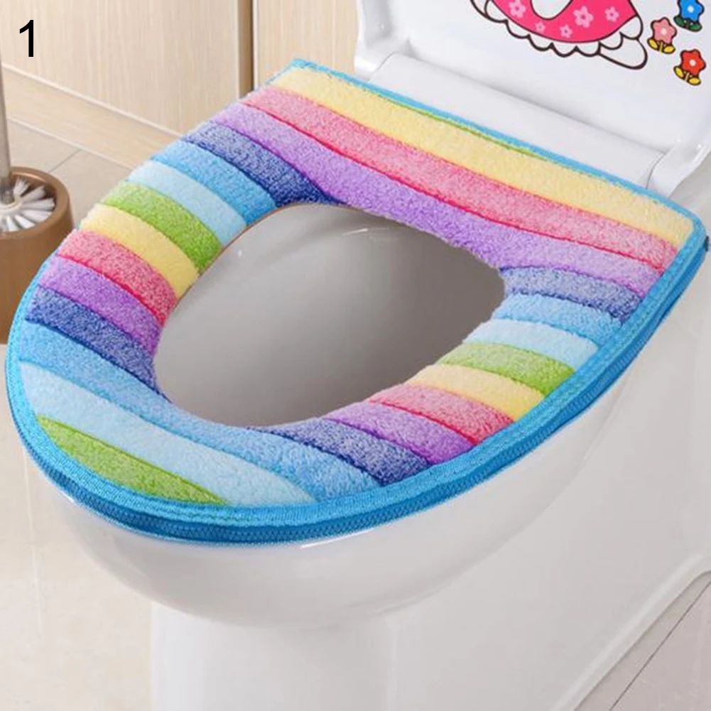 Накидка на унитаз. Чехол унитаза Toilet Seat. Мягкая сидушка на стульчак для унитаза. Теплая сидушка на унитаз. Тканевая сидушка на унитаз.