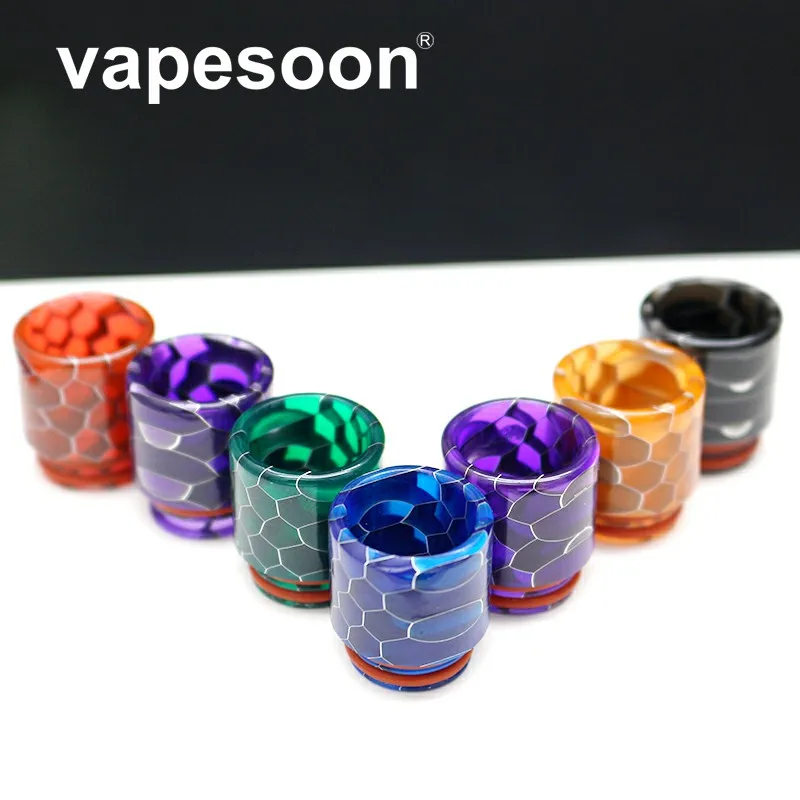 vapesoon Resin Vape Mouthpiece Wild Cobra Drip Tip for e-cigarette 810 Thread RTA Atomizer for SMOK TFV12 Prince vapesoon Resin Vape Mouthpiece Wild Cobra Drip Tip for e-cigarette 810 Thread RTA Atomizer for SMOK TFV12 Prince