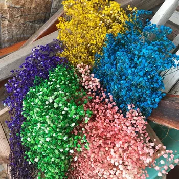 

Length15-30CM/25g Dried Natural Fresh Babysbreath Bouquet,Forever Fresh Baby Breathes Branch For Wedding Decoration,Home Decor