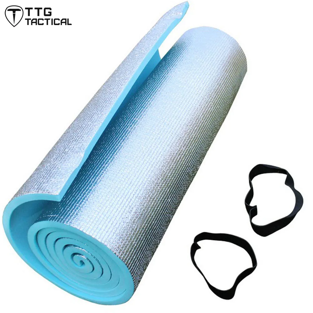 Aluminum Backing Foam Camping Mat Yoga Mat Pilates 10mm Quality Thick