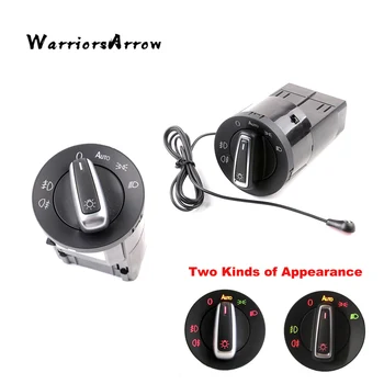 

WarriorsArrow AUTO Headlight HeadLamp Switch Light Sensor Module Upgrade Chrome For VW Golf MK4 MK4 Passat B5 Polo Bora Bettle