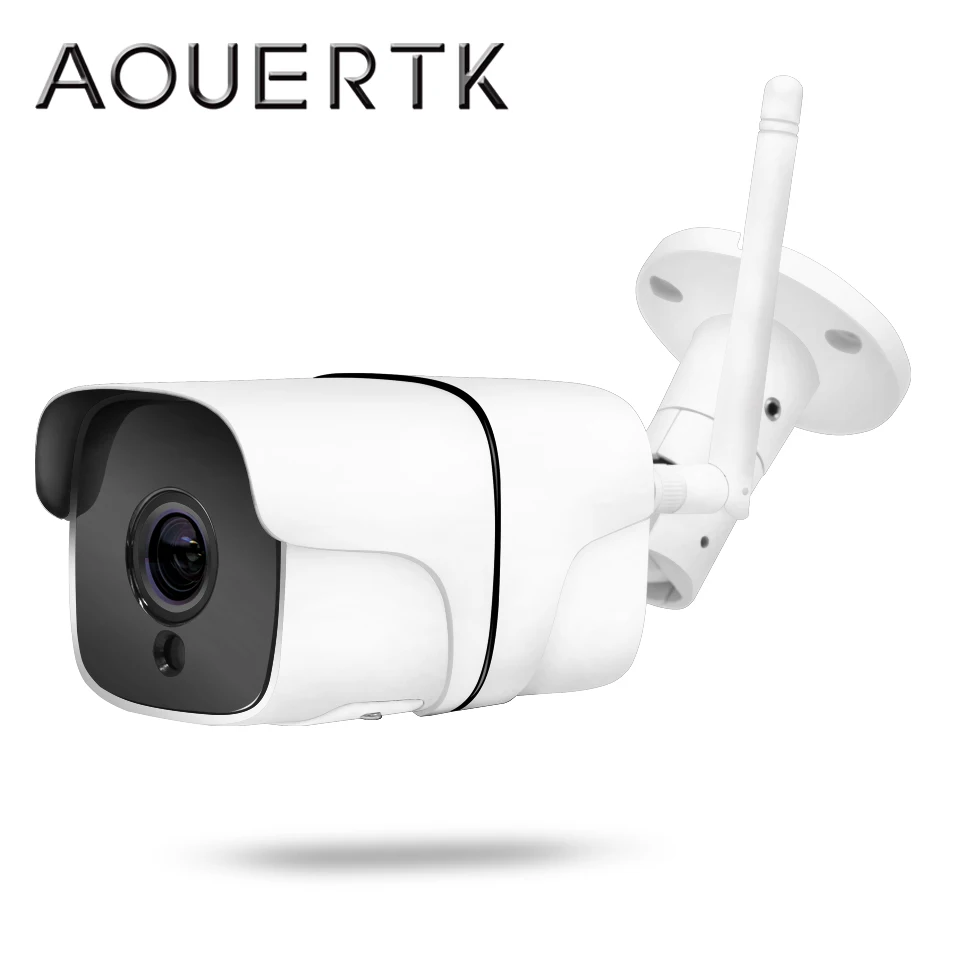 

AOUERTK 720P 1080P Wireless security camera ONVIF P2P CCTV Bullet Outdoor intercom WI-FI Camera With SD Card Slot APP ICSEE