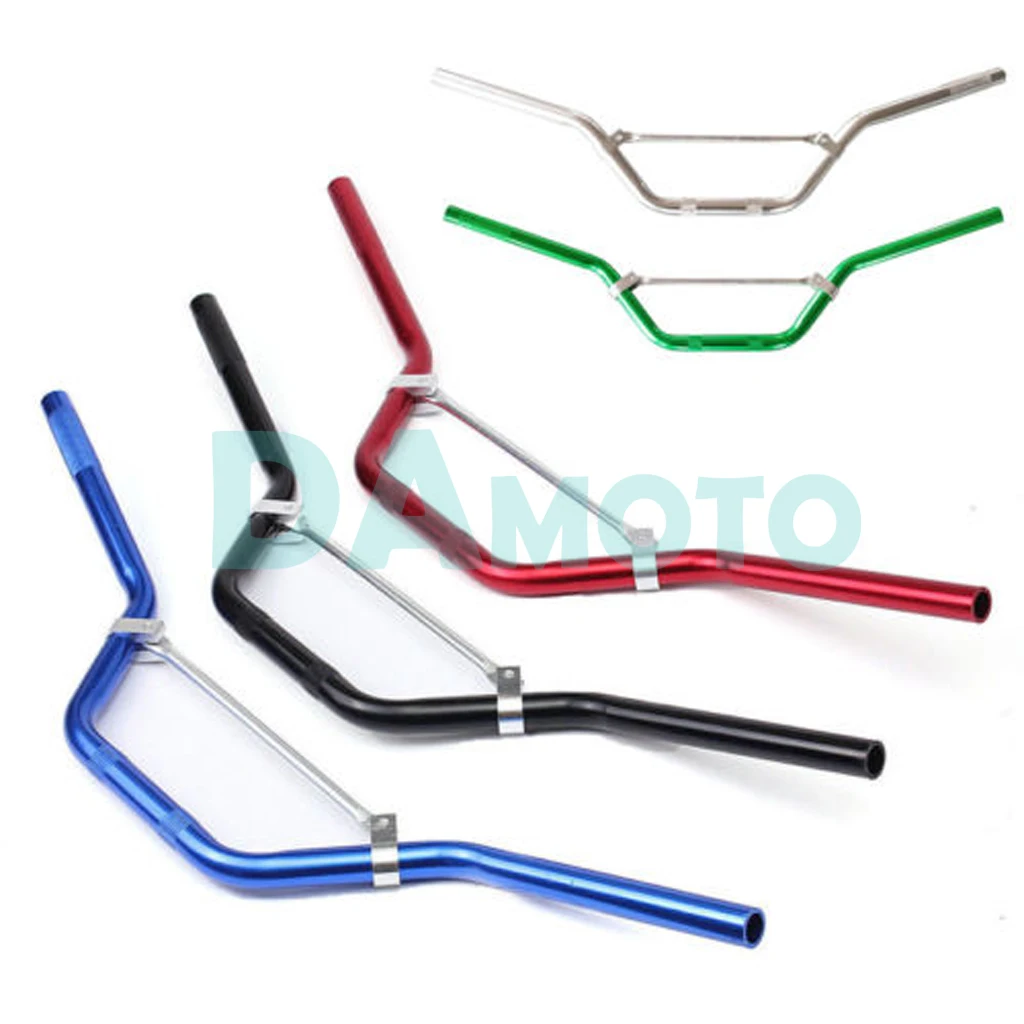 

710mm universal Steering wheel Aluminum Handle bar Motorcycle handlebar 7/8" inch 22MM For Pit Bike Dirt Bike Motorbike Parts