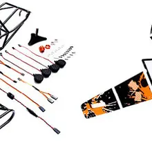 Каркас witth тела и светодиодный для км HPI#112457 Байер 5B SS#110190 5 т#109964 5SC SS#105734 KingMotor T1000 5 т ROVAN 30.5CC