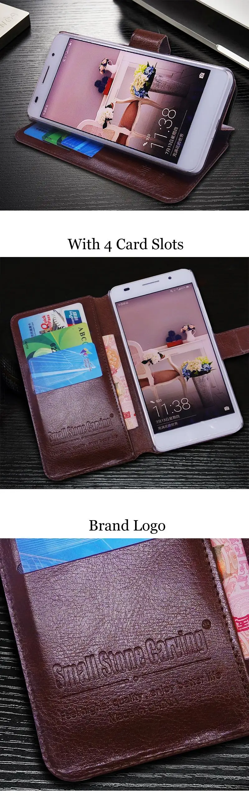 Magnetic PU Leather Stand Flip 5.0 For Huawei Honor 3C Lite Case For Huawei Honor 3C Lite Hol-U19 Cell Phone Cover Case