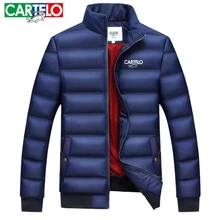 CARTELO Marke 2016 Dünne DAUNENJACKE mode WINTERJACKE MÄNNER Warme napapijri Casual Dicke jacken Baumwolle Parkas MANTEL