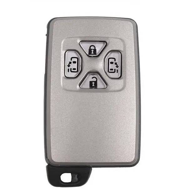 4/5 Замена кнопки Smart Remote ключ чехла для Toyota Previa Alphard Автозапуск брелока крышка