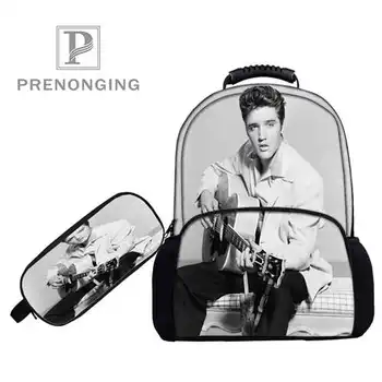 

Custom 17inch -elvis-presleyBackpacks Pen Bags 3D Printing School Women Men Travel Bags Boys Girls Book Computers Bag#1031-11-14