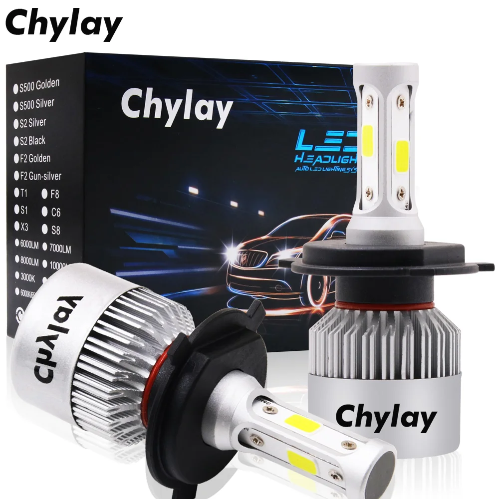 H11 Led H1 H7 H4 H3 H8 H27 HB3 HB4 9005 9006 881 Светодиодная лампа для фар 72 Вт 8000LM 6500 к автомобильная