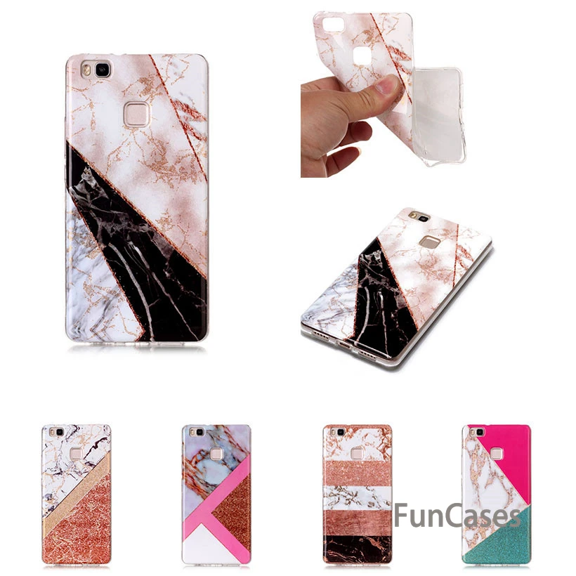 

Case For Huawei P8 P9 lite 2017 Silicone Case P10 Lite Case P9 Lite Mini Glitter Powder Marble Soft TPU Phone Case Huewei
