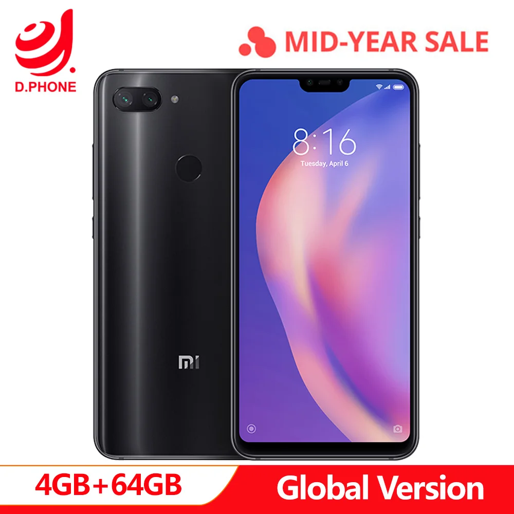

Turkey 3~7 Work Days Global Version Xiaomi Mi 8 Lite 4GB 64GB 6.26" 19:9 Full Screen Mi8 Lite S660 Octa Core 24MP Camera Phone