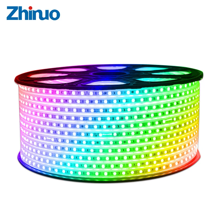 Высококачественная Светодиодная лента SMD5050 водонепроницаемый тип RGB 60