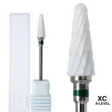 Пуля Керамика соплом ногтей Бурильные долото Измельчители устройство для Дизайн ногтей Электрические сверла файл маникюр педикюр машина