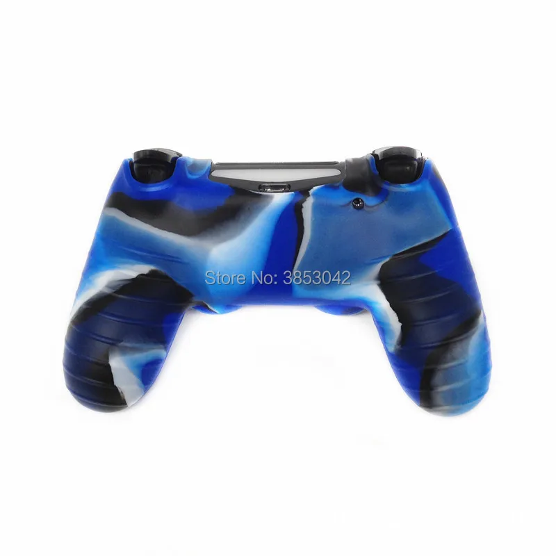 PS4 Soft Camouflage Silicone Cover Rubber Case For PS4 Controller Dualshock 4 Slim Pro(12)