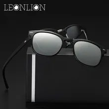 LeonLion 2017 Personal de Diseño Magnético Polarizado gafas de Sol de Los Hombres UV400 Classic Gafas De Sol Gafas Gafas de Metal Para Hombres/Mujeres