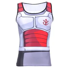 Новое поступление Мода Гоку Стрекоза танк плюс размер Мужская одежда для фитнеса одежда футболка для становой тяги мужская майка белый серый красный жилет