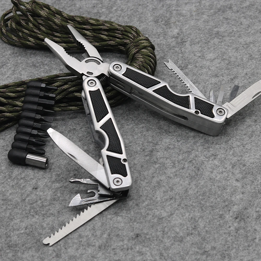 Multifunctional Tool Pliers Folding Knife Survival Outdoor EDC Gear Multi purpose Pocket Knife
