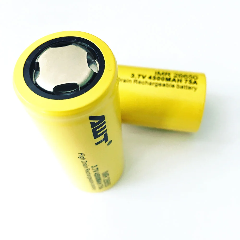26650 батарея AWT 3,7 V 4500mAh 75A литий-ионная аккумуляторная батарея 26650 для мощного фонарика инструменты игрушки 26650 батарея T028