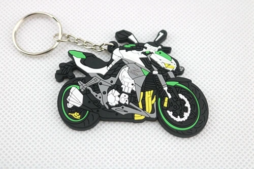 Motorcycle Model Keychain Keyring Key Chain Key Ring Holder For KAWASAKI Z1000 Locomotive model - Цвет: A