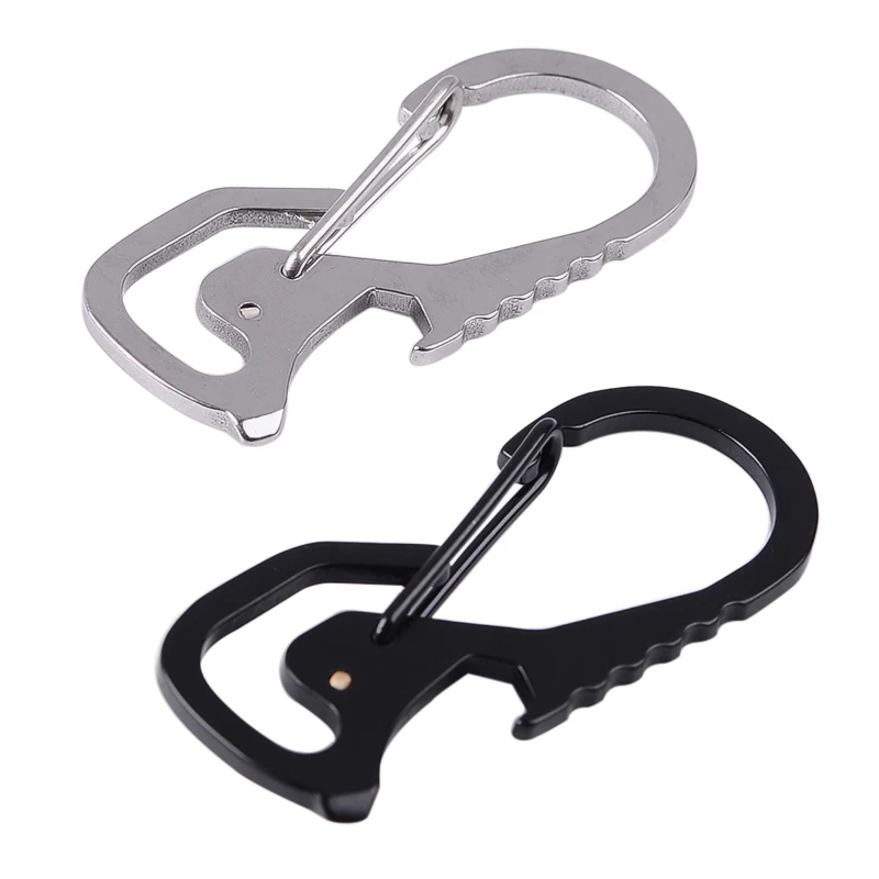 

Hanging Buckle Quickdraw Carabiner Clip Snap Hook Key Ring Chain Karabiner EDC Tool Bottle Opener Screwdriver Hex Wrench