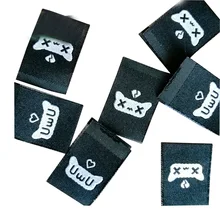 customized centerfold garment label for clothing care woven tag for hats custom hand made labels sewing fabric tags 250pcs/lot factory price custom woven label garment label clothing label