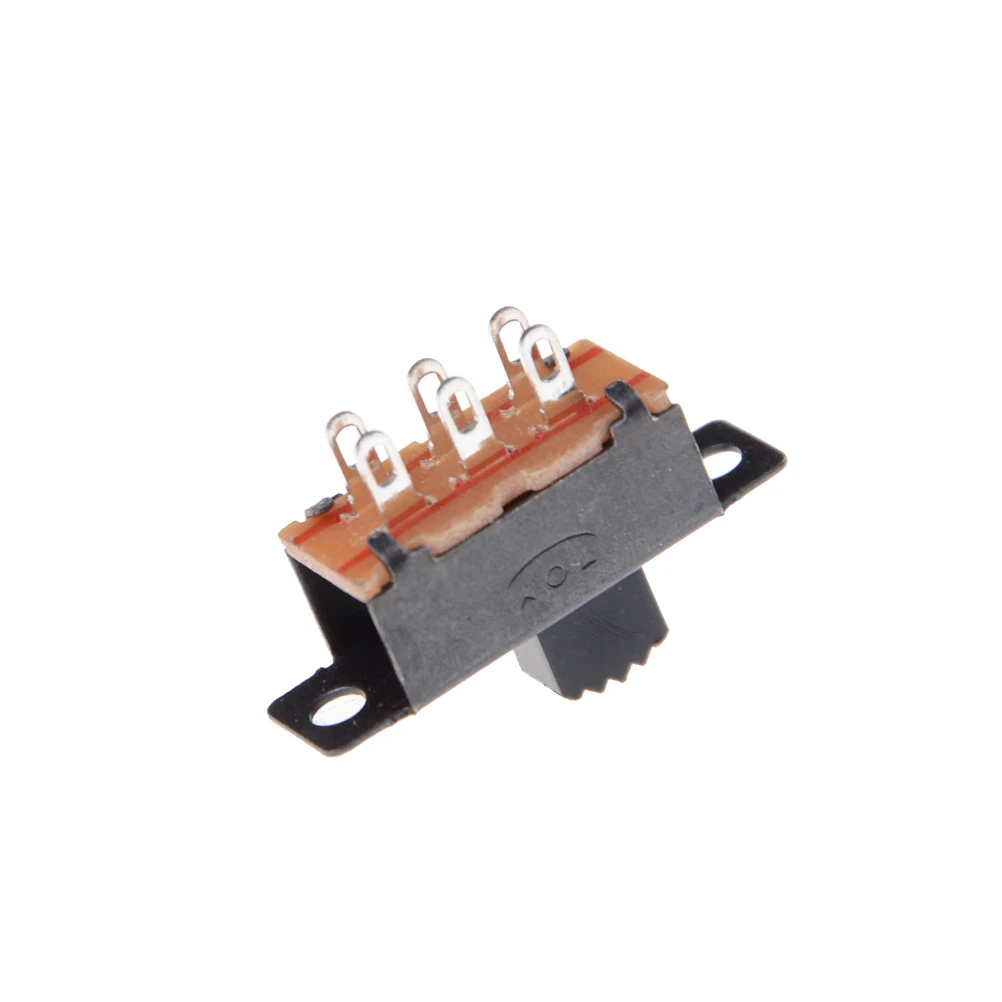 10 Pcs 2 Position DPDT 2P2T Panel Mount Vertical Slide Switch 6 Pin 0.5A 50V DC High Quality | Обустройство дома