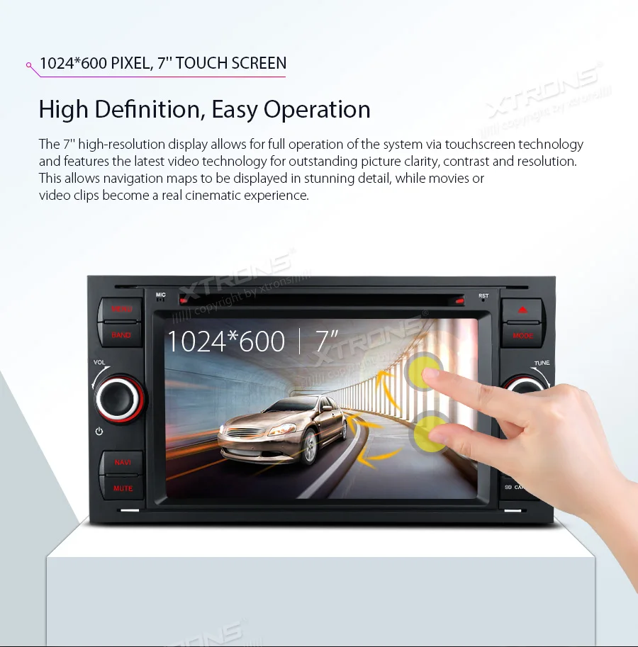 Top 7" Android 8.1 Oreo OS Car DVD Multimedia Navigation GPS Radio for Ford Focus II 2005-2007 & Fiesta 2005-2008 & C-Max 2005-2007 9