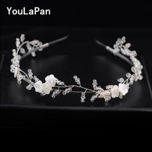 YouLaPan HP158 свадебная тиара свадебная корона для волос Свадебные аксессуары для волос с кристаллами Свадебные свадебное украшение для волос Корона