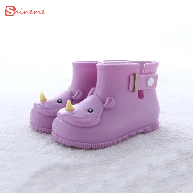 mini melissa rhino rain boots