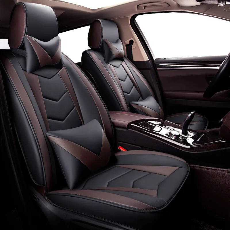 

Universal Leather Car seat covers For Jaguar All Models XF XE XJ F-PACE F-TYPE brand firm soft pu leather seat covers