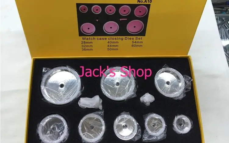 Free Shipping 1 Set Watch Bezel Dies for Watches 10pcs Die Kit Watch Repair Tool kit