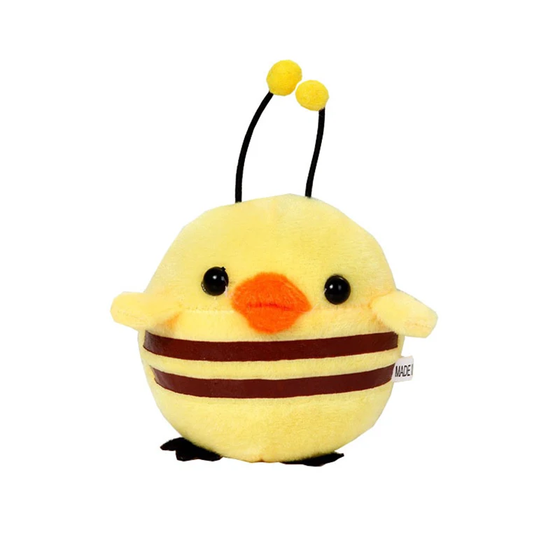 

Cute Cartoon Little Yellow Chicken Plush Pendant Chick Turned Into A Small Bee Plush Toy Creative Plush Toy Pendant Small Gift