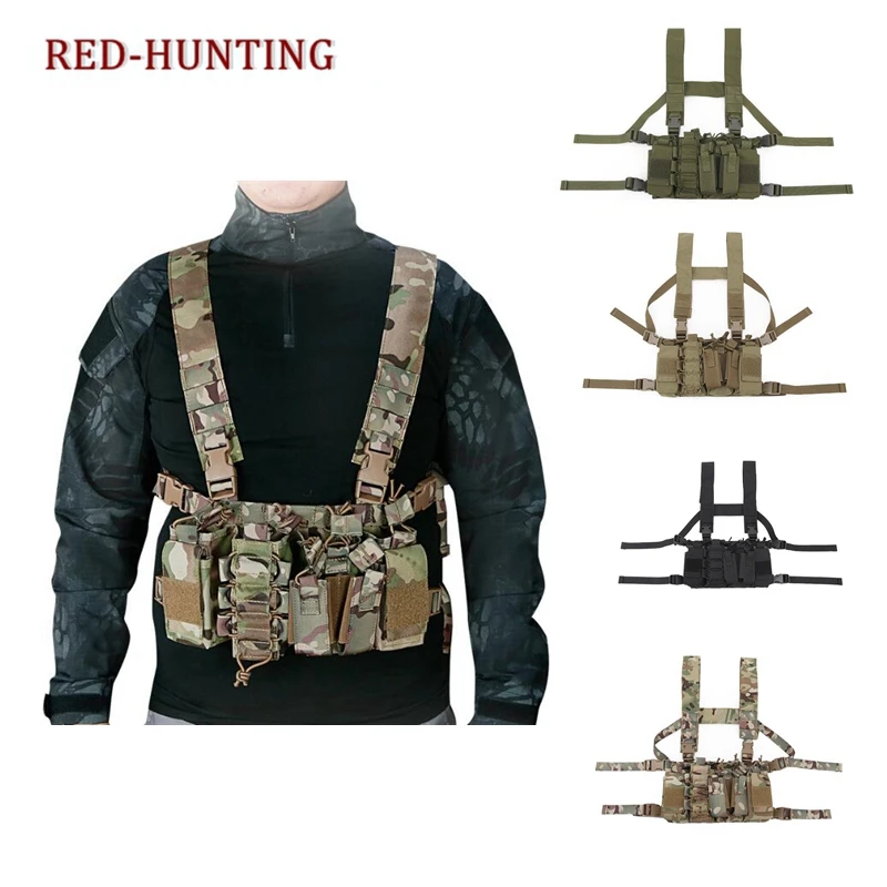 

Tactical Vest Easy Chest Rig Military Carrier Vest MultiCam Green Black Sand