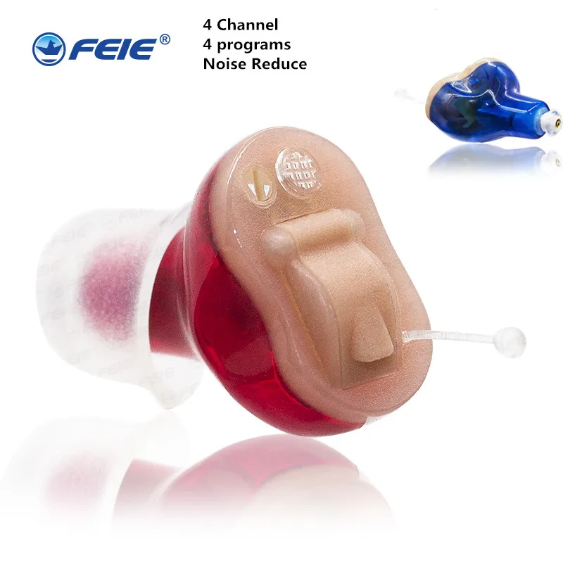 

4 Channel audifonos para sordos S-12A Deaf Aid Earphone Headset Digital Programmable hearing amplifier invisible hearing device