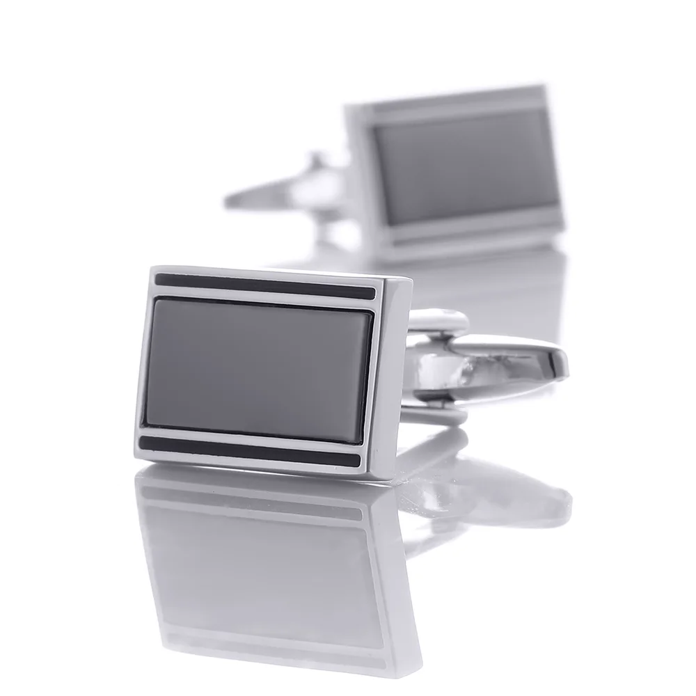 

2019 New Arrival Black Blank Cufflinks for Men Shirt Cuff links Buttons Cufflink Cuffs Wedding Gifts Suit Sleeve Men Jewelry