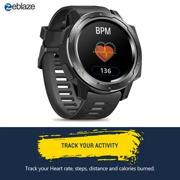 

Zeblaze VIBE 5 Smart Watch Waterproof Heart Rate Long Battery Life 1.3" IPS Screen Multi-sports Modes Fitness Tracker Smartwatch