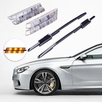 

2pcs LED Marker Light Fender Turn Signal Lamp 12V Car Tuning For BMW 1 3 5 Series E81 E82 E87 E88 F30 E90 E91 E92 E60 E61 E46 M3
