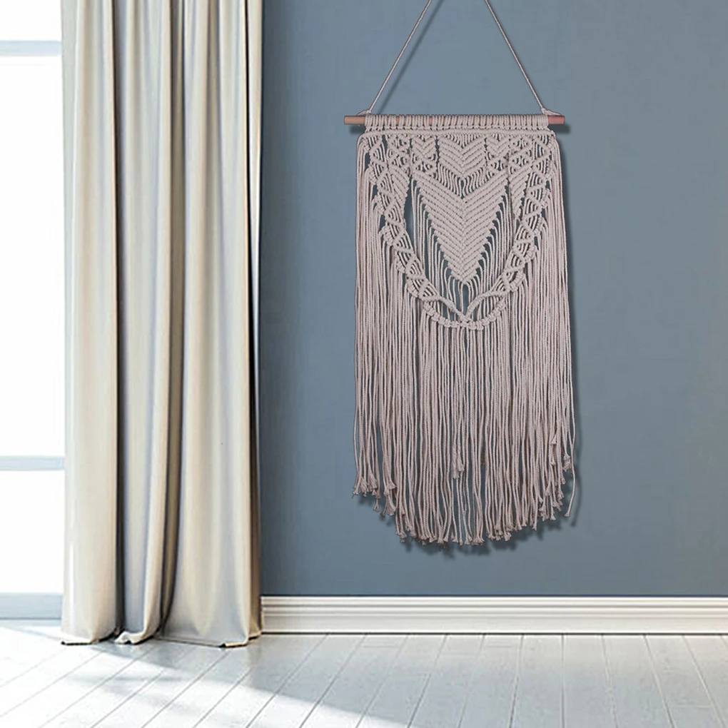 85*45Cm 2018 New Wall Hanging Woven Tapestry Boho Home Decor Tassel