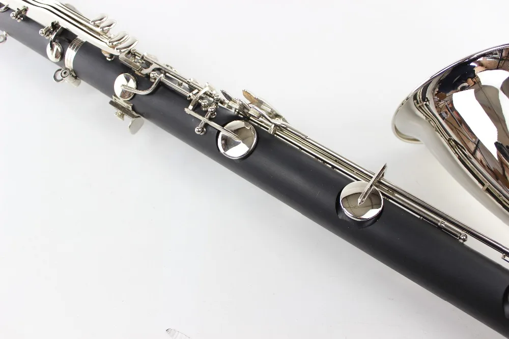 Buffet Bass Clarinet Professional Bb Clarinet Drop B Tuning Black Tube Silvering Keys klarnet Brand Musical Instrument clarinet woodwind instrument clarinet and saxophone accessories saxophone and clarinet mouthpieces