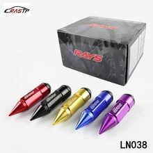 RASTP - Aluminum Alloy RAYS Racing Composite Nut Anti Theft Steel Head Lock Wheel Lug Nut Bolt With Spikes RS-LN038 цена RASTP - Aluminum Alloy RAYS Racing Composite Nut Anti Theft Steel Head Lock Wheel Lug Nut Bolt With Spikes RS-LN038 цены онлайн