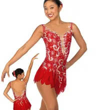 Красивые Обувь для девочек Катание на коньках Платья для женщин с спандекс изящные бренд соревнования по фигурному катанию платье Пользовательские dr2670