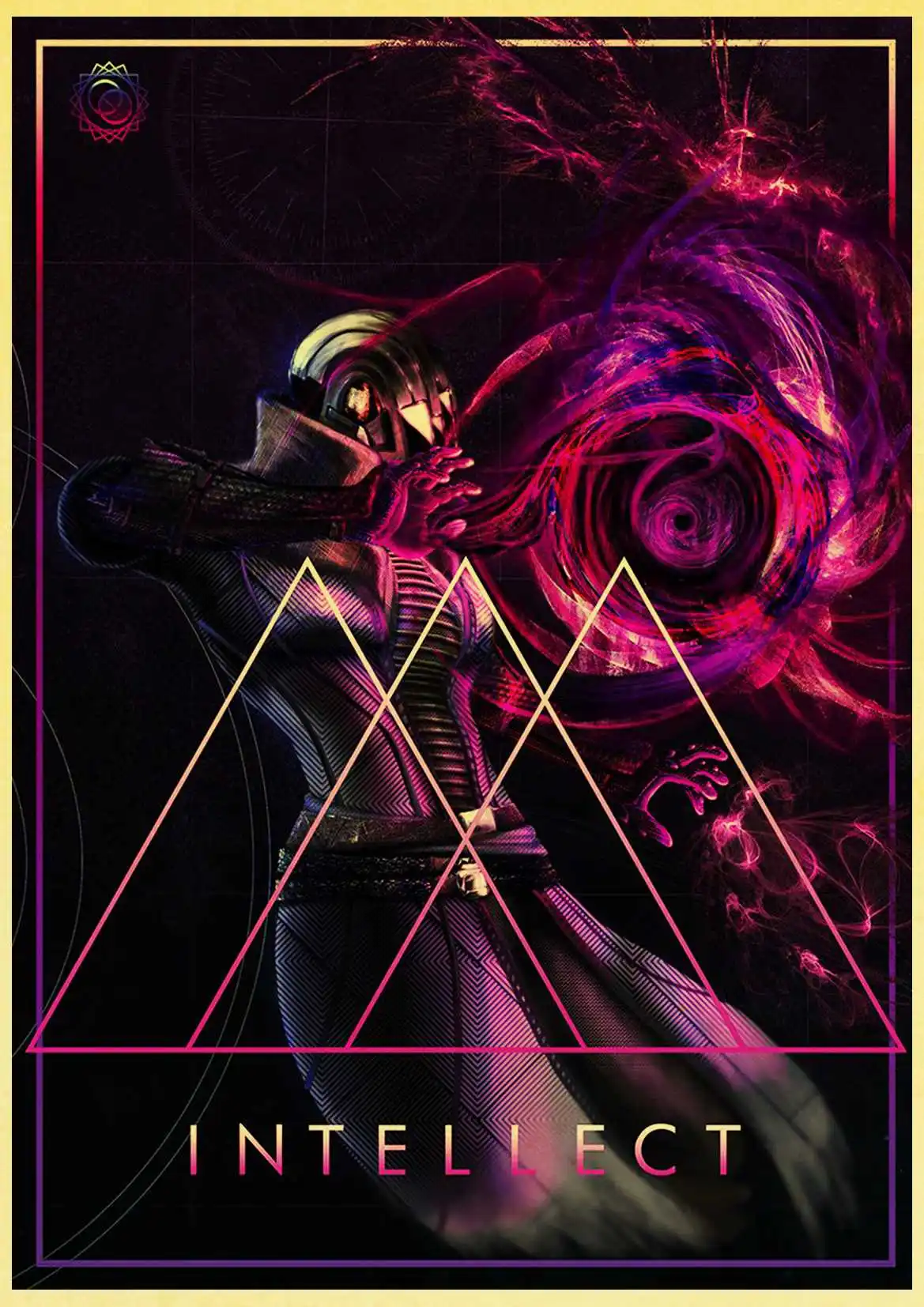 Игра-плакат с изображением героев мультфильма «Destiny 2», печать на крафтовой бумаге, настенная живопись, искусство для домашнего декора, Ретро плакат, настенная наклейка - Цвет: E055
