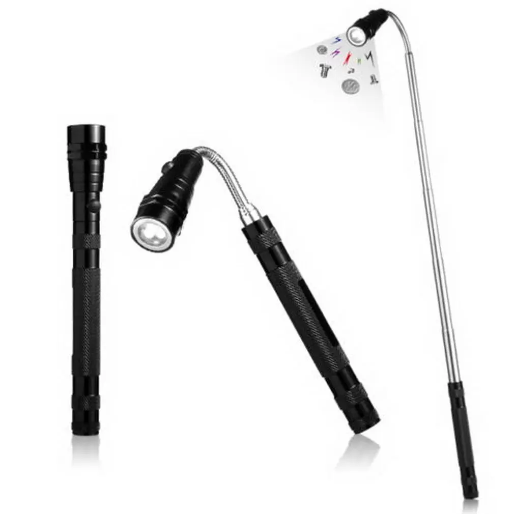 Mini Flash Light Multifunctional Telescopic Flexible Neck Light 3 LED