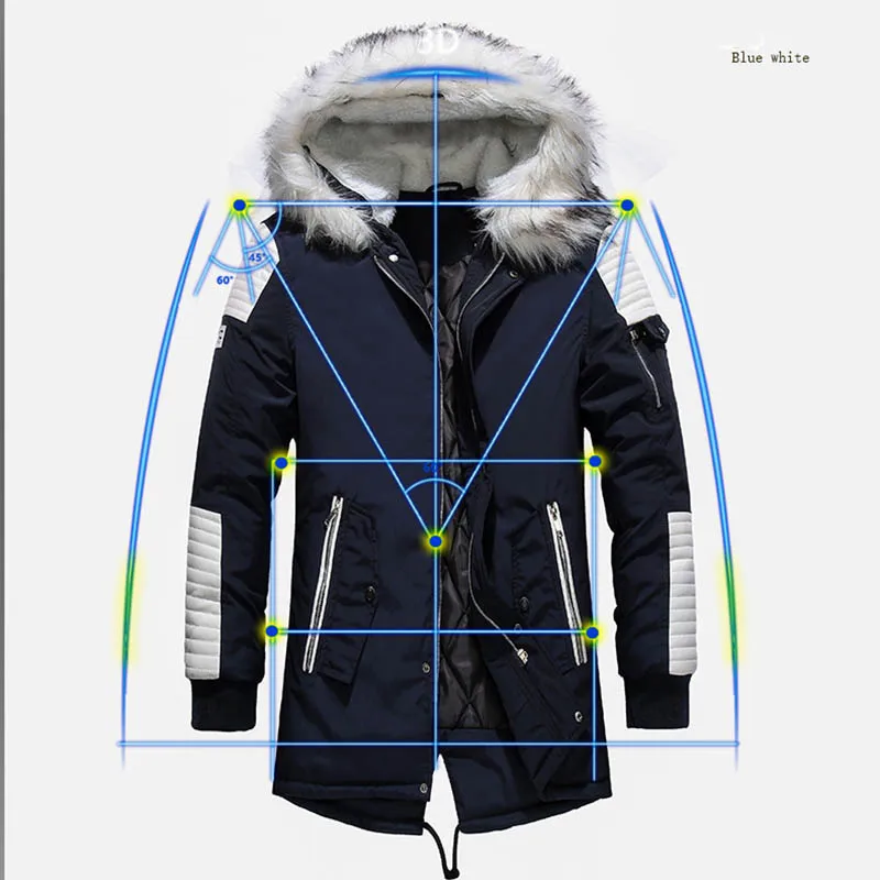 New Fashion Winter Jacket Men Warm Thicken Parka With Fur Hooded Collar Men Windbreak Down Jackets And Coats Size M-3XL (17)