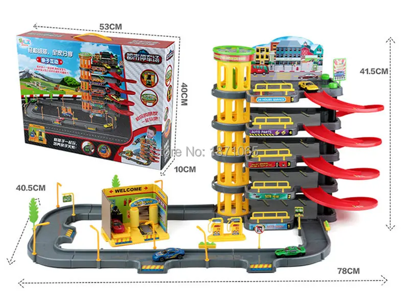 Многоэтажная сборка детская шина игрушки «парковка» автомобиль Классическая Игрушка фигурки Трансформация игрушки подарки для детей