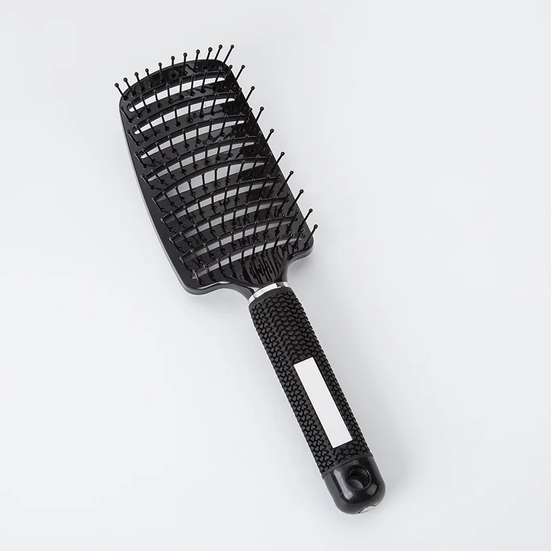 Professional Anti static Hair Comb Black Massage Comb Hairbrush Wet