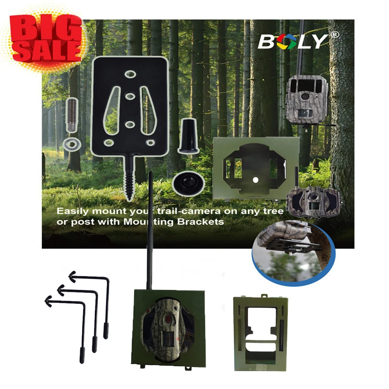 Bolyguard hunting accessories fix to tree security box stainless steel wildlife trail camera power cable screw | Спорт и развлечения