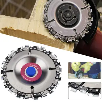 

4 Inch Angle Grinder Disc Wheel Tooth Power Plate Woodworking Chain Saw Wood Carving For Grinder Sawdisc