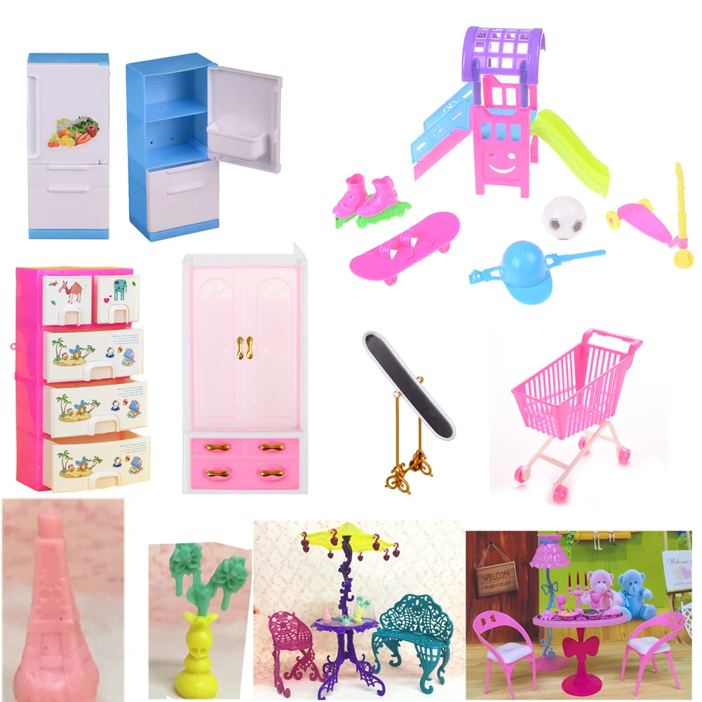 

1 Pcs Mini Sofa Play Toy Flower Print Baby Toy Plush Stuffed Furniture Bed Chair For For Doll Couch Doll House